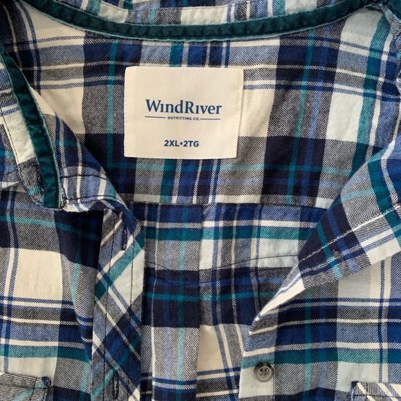 Womens 2XL Wind River Plaid Long Sleeve - Picture 4 of 5